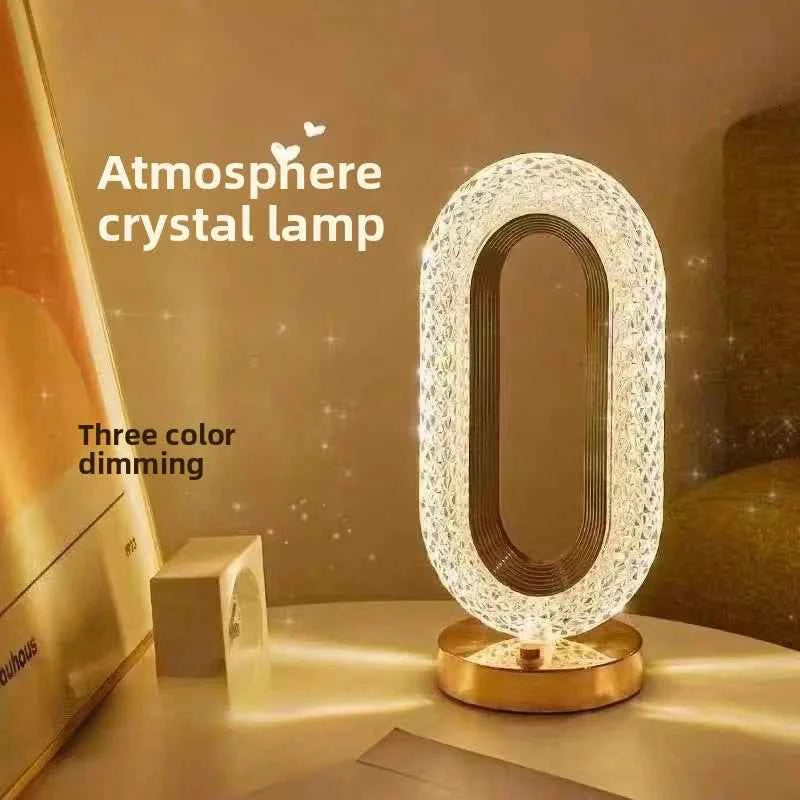 Elegant Luxury Bedside Lamp - Touch Night Light