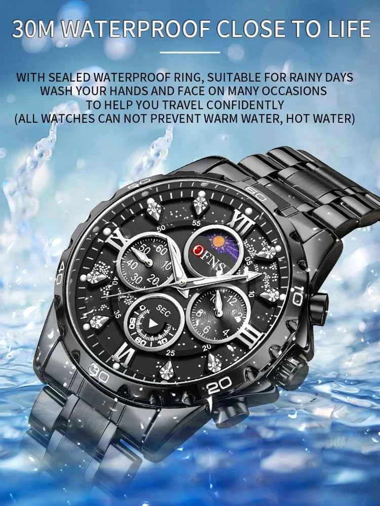 Premium Men's Military Watch - Waterproof Quartz