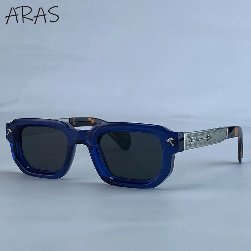 Premium Polarized Square Sunglasses - UV400 Vintage Eyewear
