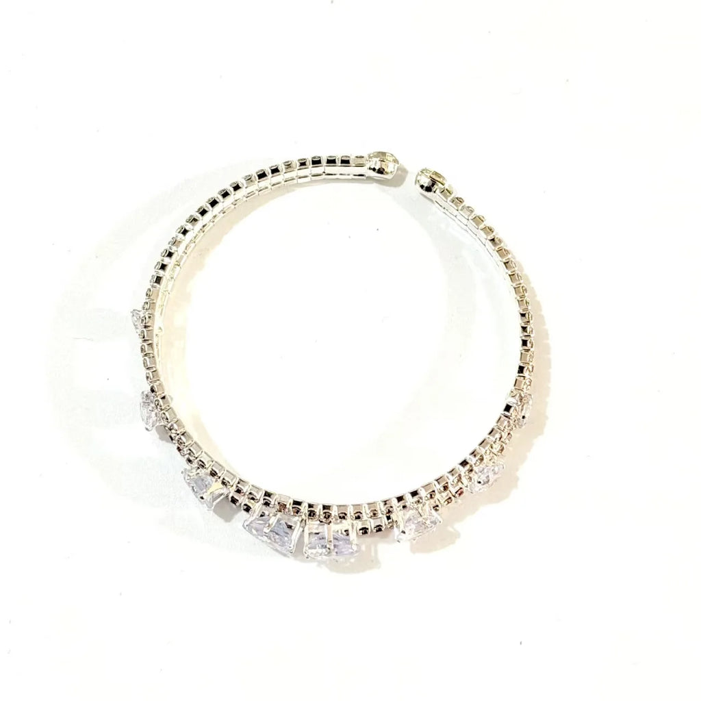 Elegant Double Row Love Bracelet - Vintage Inspired Design