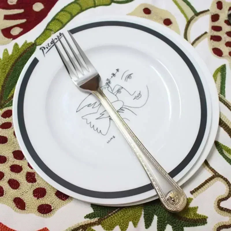 Elegant Gold Plated Cutlery Set - Vintage Western Design