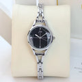 Elegant Ladies Bracelet Watch - Rhinestone Rose Gold Design