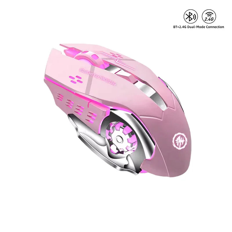 Premium Wireless Gaming Mouse - Silent, Rechargeable, 3-Level DPI