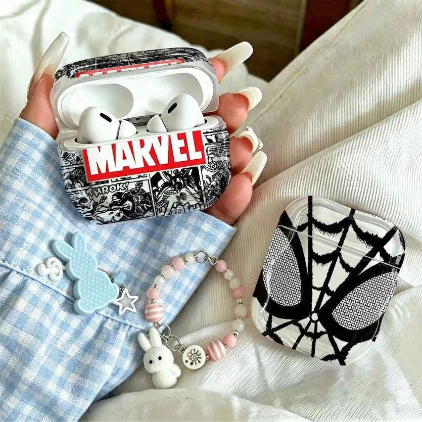 Premium Spiders-Man 3D Wave Silicone Case for AirPods