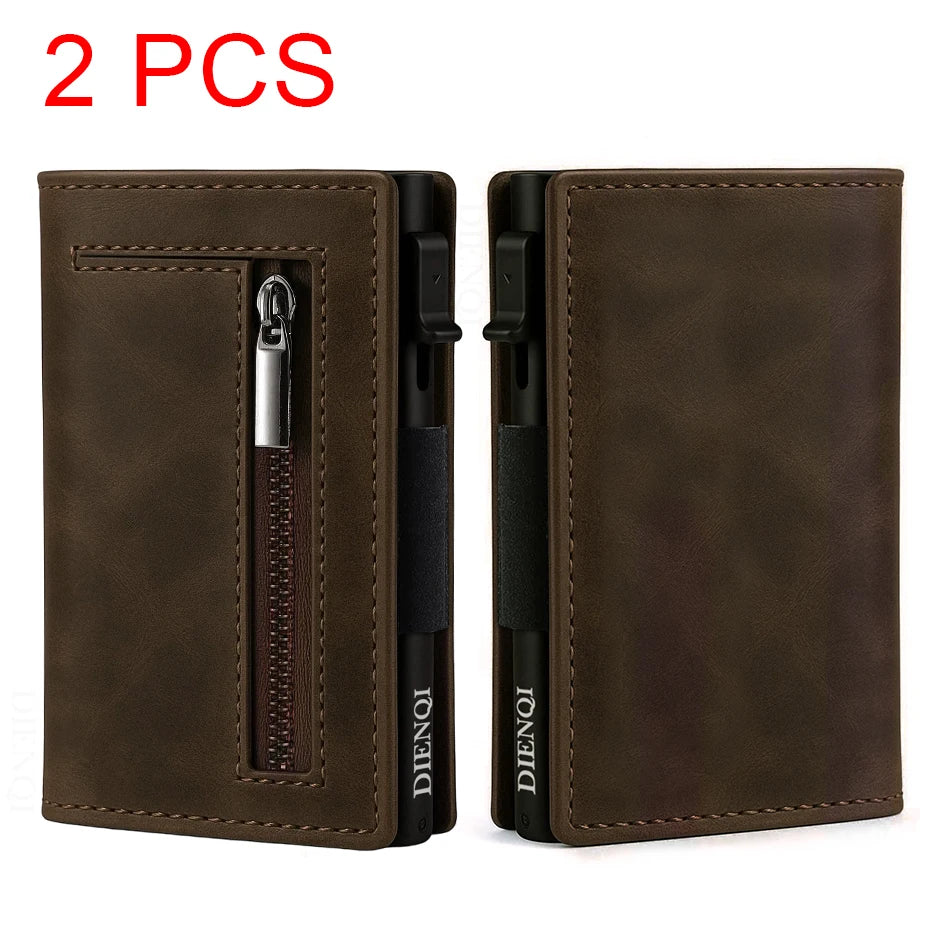 Minimalist Credit Card Holder - Premium Slim Pop Up Wallet