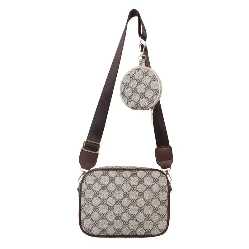 Elegant Vintage Leather Handbag - Soft PU Shoulder Tote
