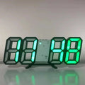 Modern LED Digital Clock - Sleek 3D Table & Wall Design