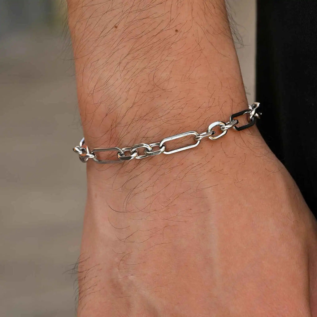 Premium Men's Chain Bracelet - Anti-Allergy Stainless Steel