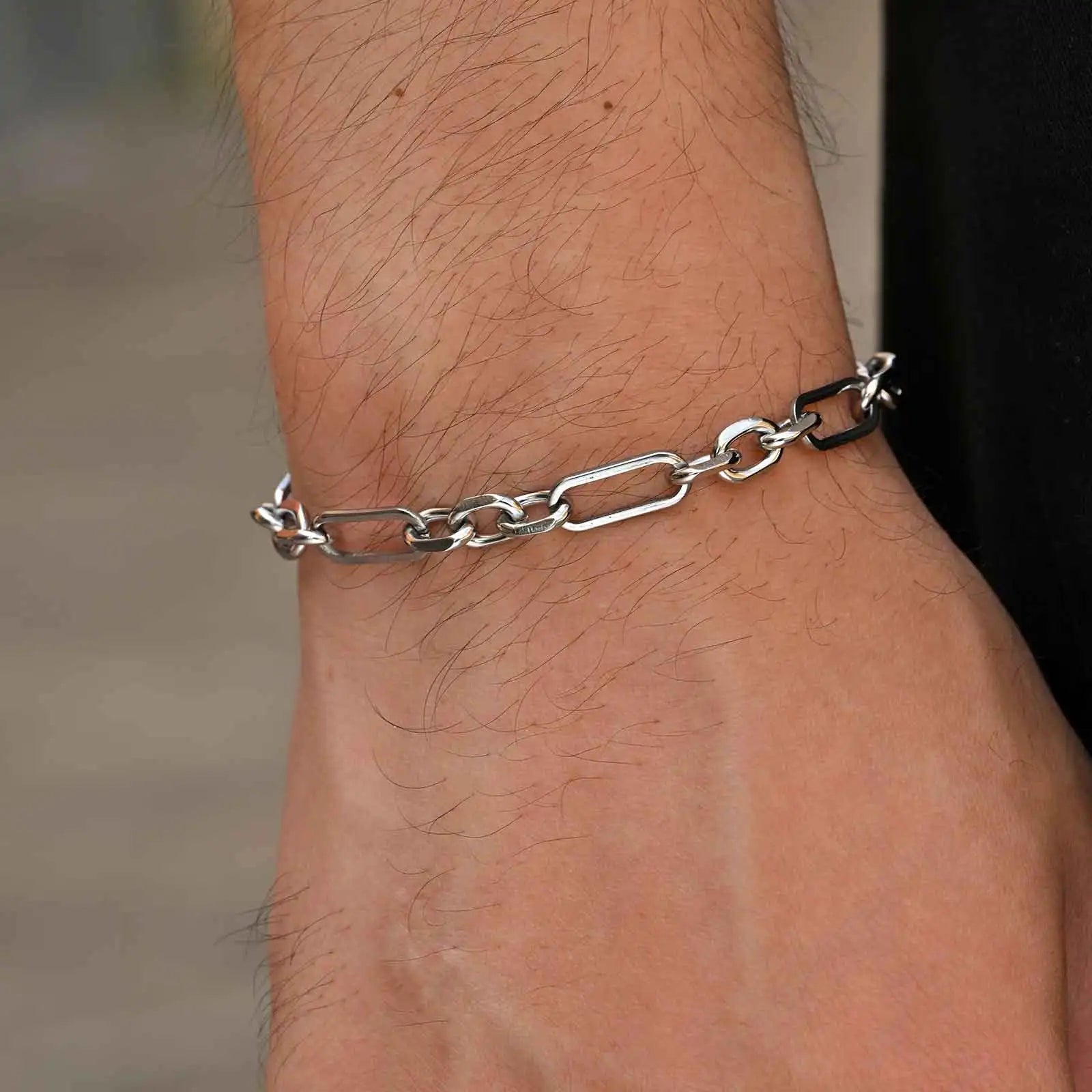 Premium Men's Chain Bracelet - Anti-Allergy Stainless Steel