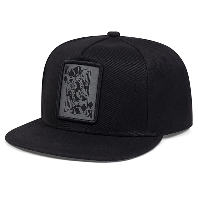 Premium Hip Hop Caps - Playing Card Snapback
