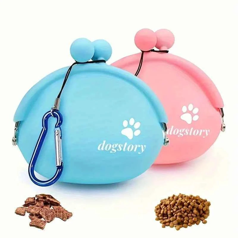 Pet Snack Bag, Outdoor Training Storage Pouch with Hook, Pet Outdoor Supply