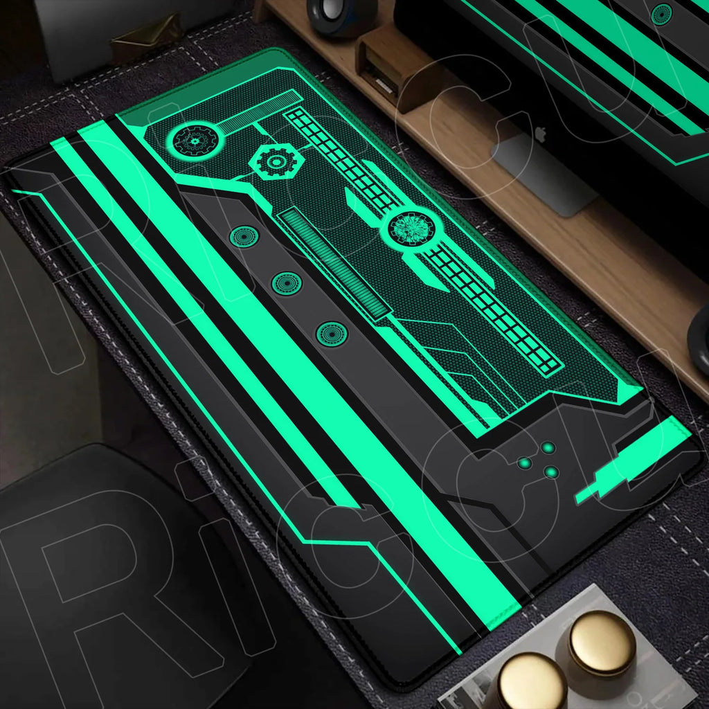 Premium HD Sci-Fi Gaming Mouse Pad - Large Desk Mat