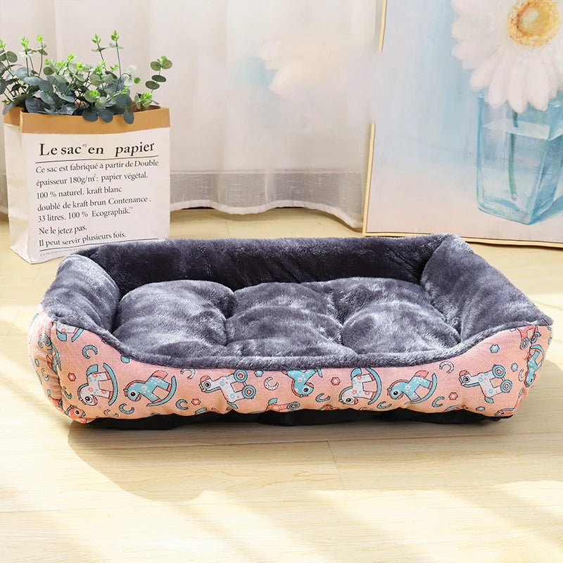 Premium Pet Dog Bed Sofa - Cozy Winter Warmth