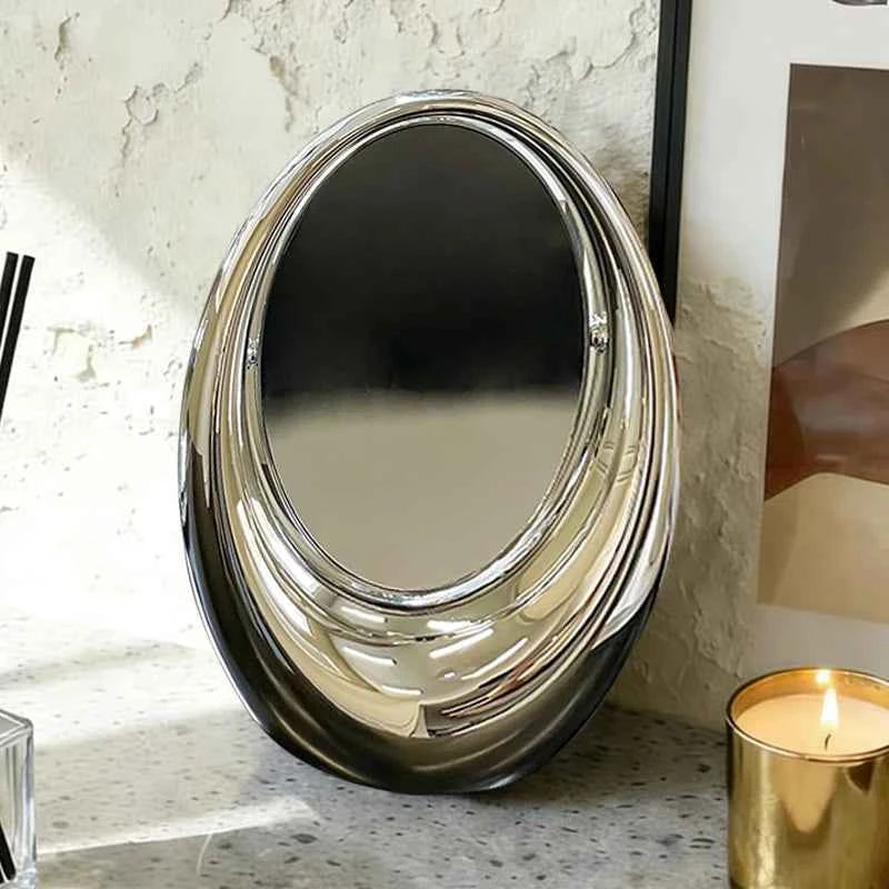 Luxury Double-Sided Rotating Desktop Makeup Mirror