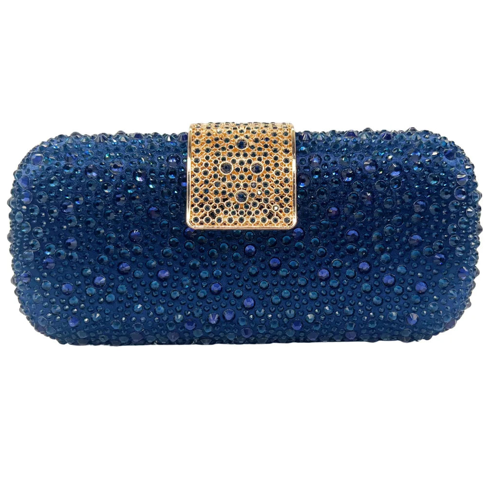 Elegant Crystal Evening Bag - Sparkling Diamond Clutch