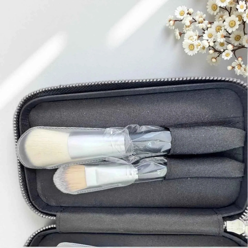 Premium Luxury Travel Makeup Brush Set - Essential Collection