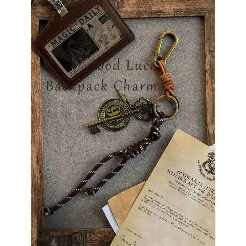 Retro Metal Harry Potter Keychain - Magic Bag Pendant