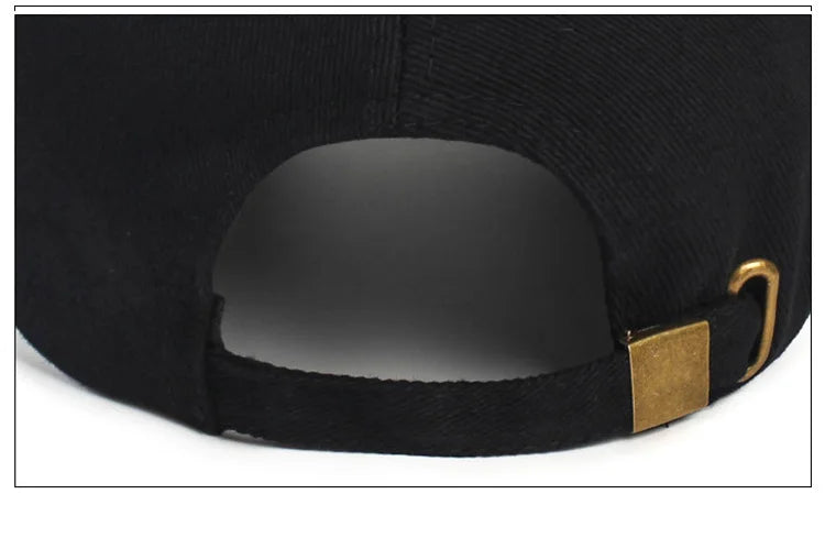 Premium Structured Baseball Cap - Solid Snapback Sunhat
