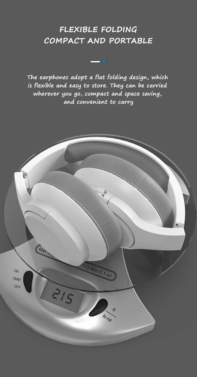 Premium Wireless Headphones Bluetooth 5.3 - Hi-Res Audio & 50H Battery