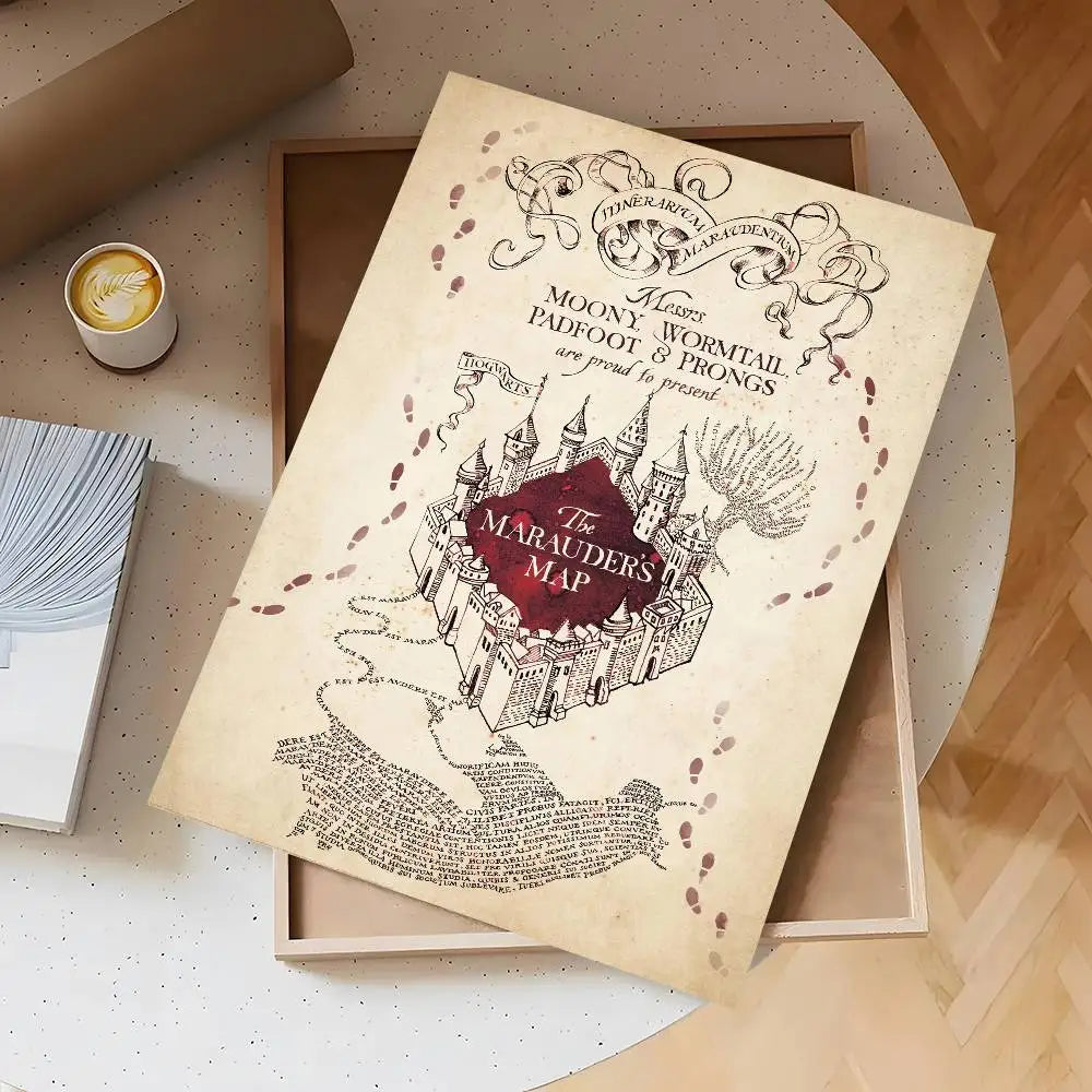 Premium Harry Potter Poster - Waterproof Self-Adhesive Wall Mural Art