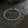 Premium Clover Charm Bracelet - 18K Gold Plated Adjustable