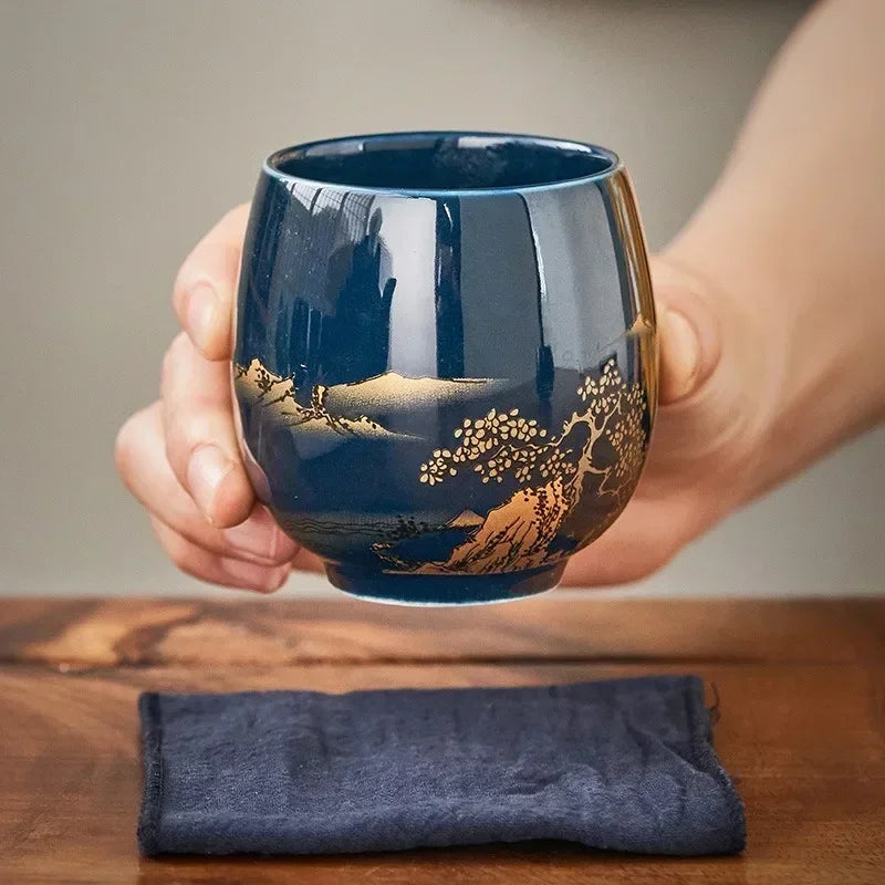 Elegant Japanese Master Tea Cup - Handcrafted Ceramic