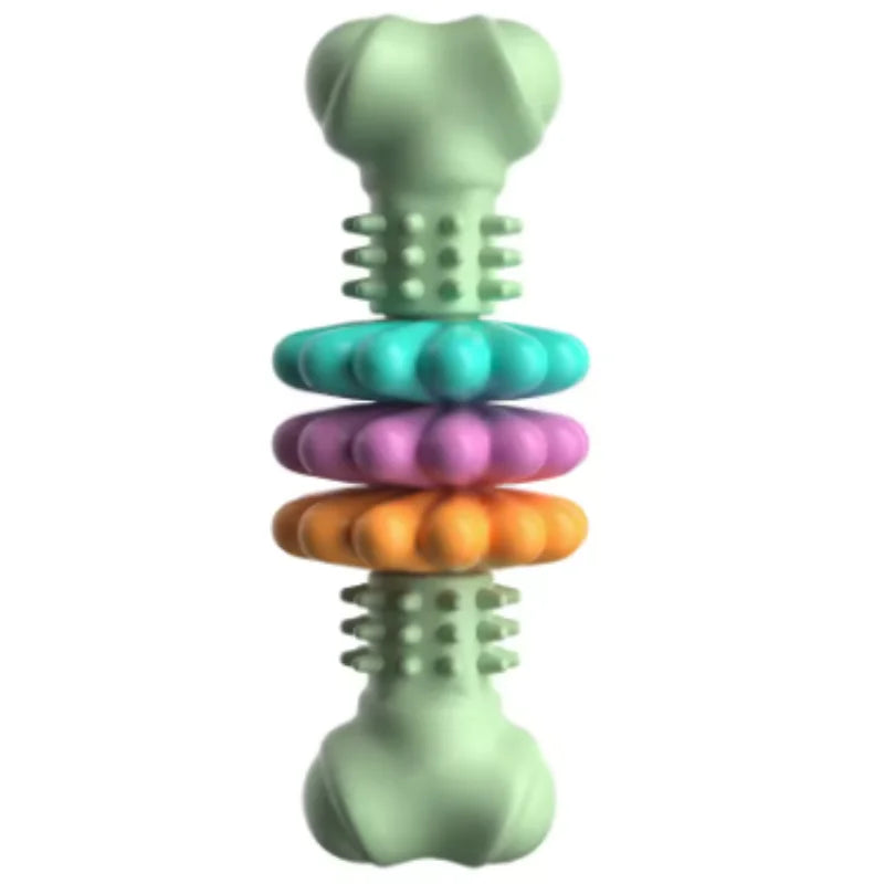 Premium Dog Chew Toy - Dental Cleaning & Leaky Treat Function