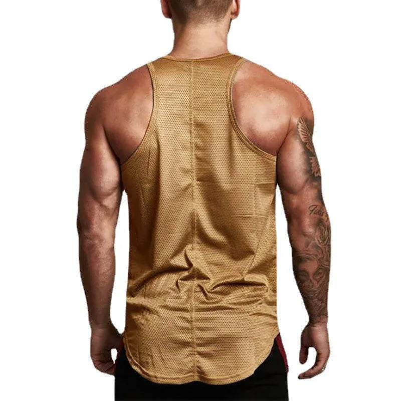Ultimate Men's Workout Tank Top - Breathable Mesh Fitness Vest