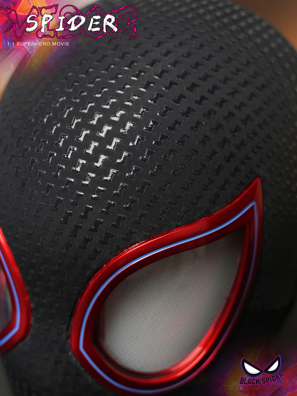 Interactive Spiderman Cosplay Mask - Remote Control Moving Eyes