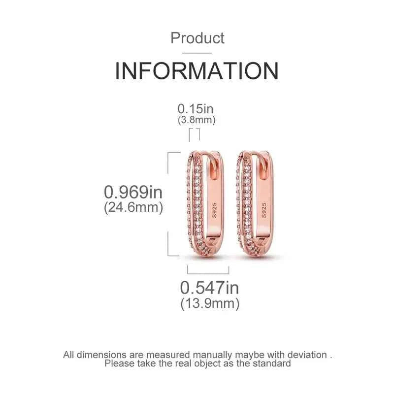 Elegant Sterling Silver Heart Hoop Earrings with Cubic Zirconia
