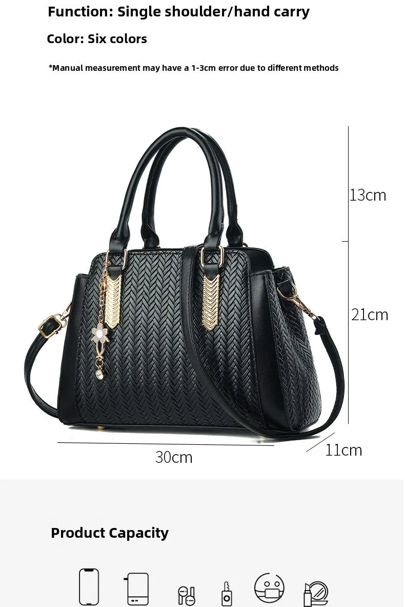 Elegant Commuter Bag - Large Capacity Single Shoulder Style