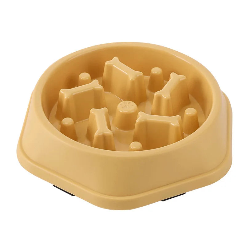 Premium Pet Slow Feeder Bowl - Healthy Eating Solution
