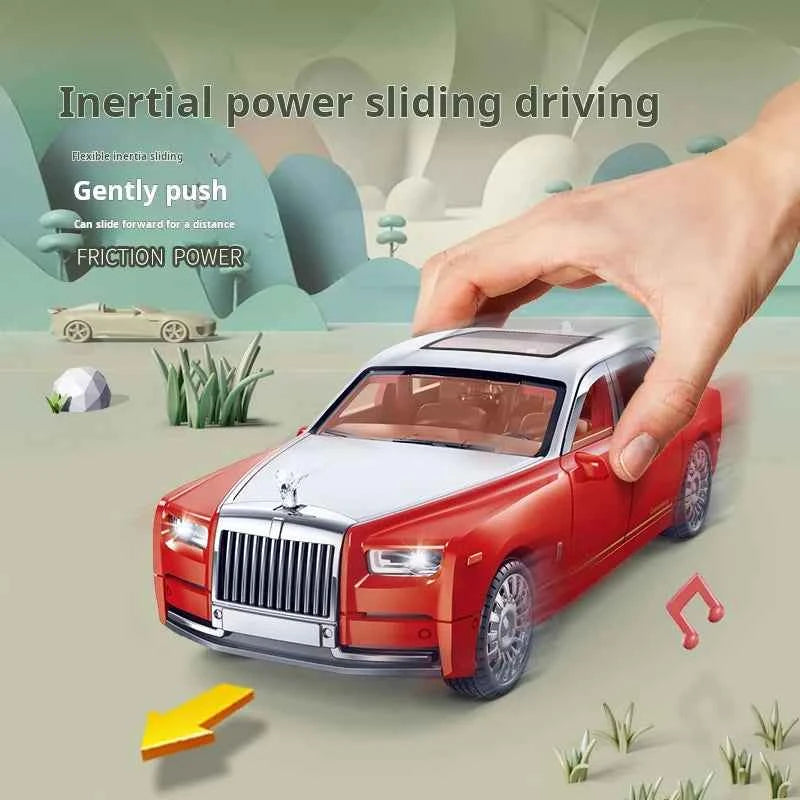 Simulation Rolls-Royce Phantom Model Car Model Ornaments Luxury Car Sedan Toy Car Collection
