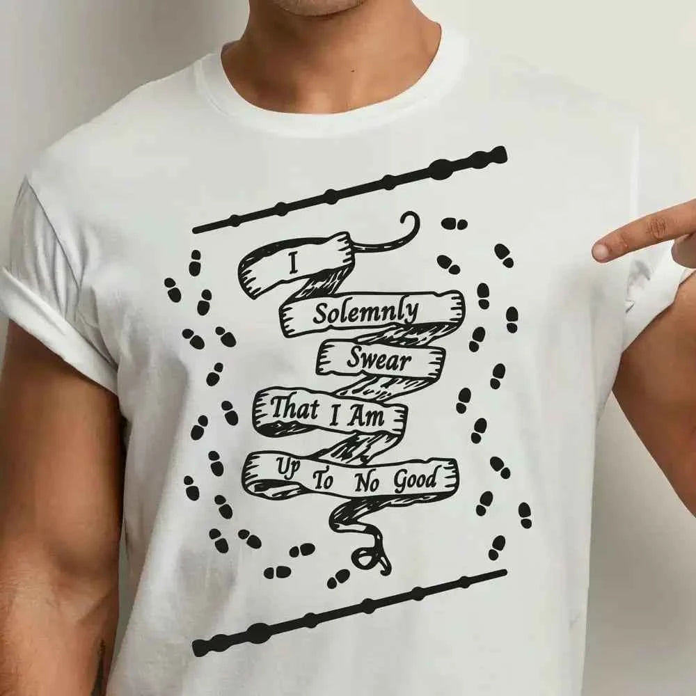 Magical Wizard Hogwarts Printed Short Sleeve T-Shirt