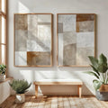 Elegant Wabi Sabi Art Print - Minimalist Japanese Mountain Canvas