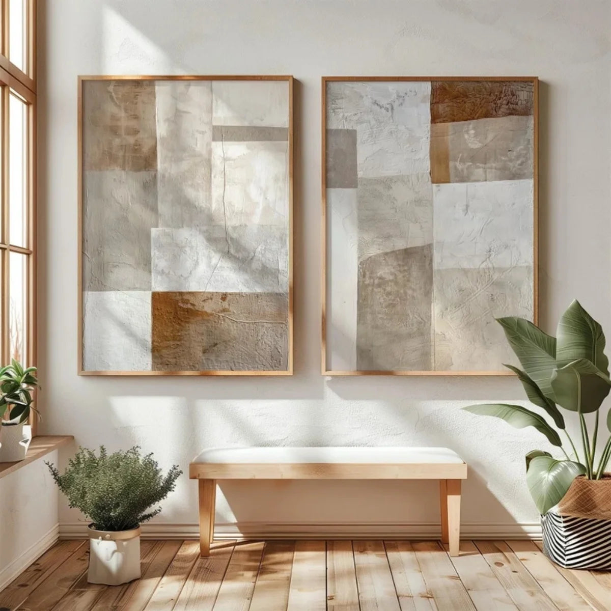 Elegant Wabi Sabi Art Print - Minimalist Japanese Mountain Canvas