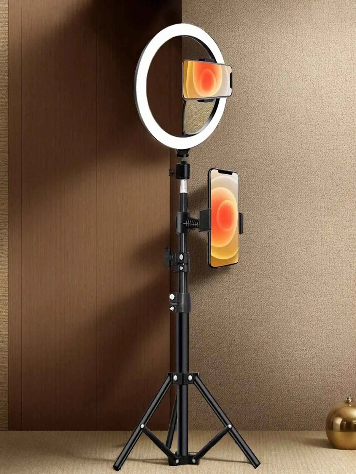 Professional Ring Light with Tripod Stand - 10-Inch Live Streaming Kit