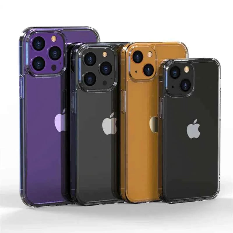 Luxury Tempered Glass Clear Case - Crystal Transparent Protection
