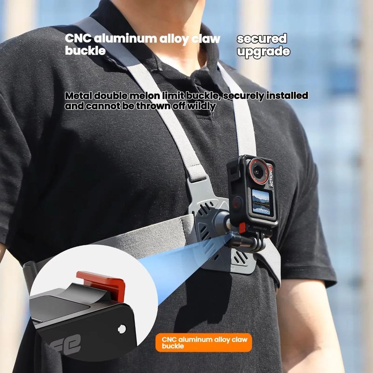 Professional Magnetic Adapter Mount for Action Cameras