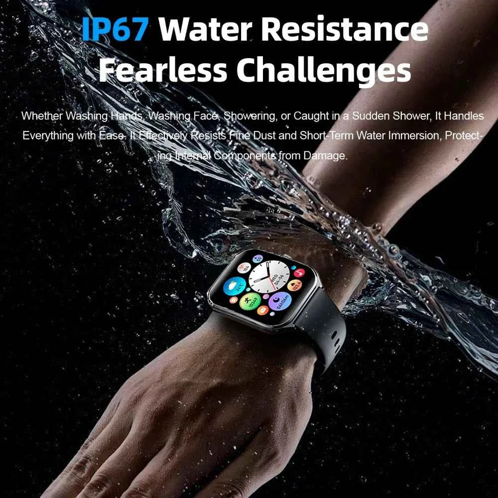 Premium Ultra Thin Smartwatch - 1.96" AMOLED Display & BT Calls