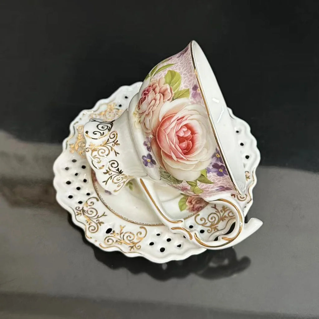 Elegant Palace Style Tea Set - Premium Porcelain Collection