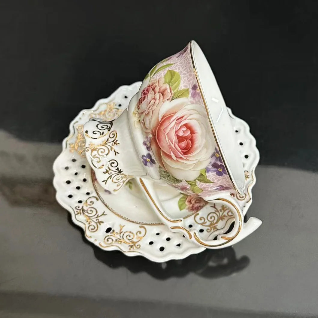 Elegant Palace Style Tea Set - Premium Porcelain Collection