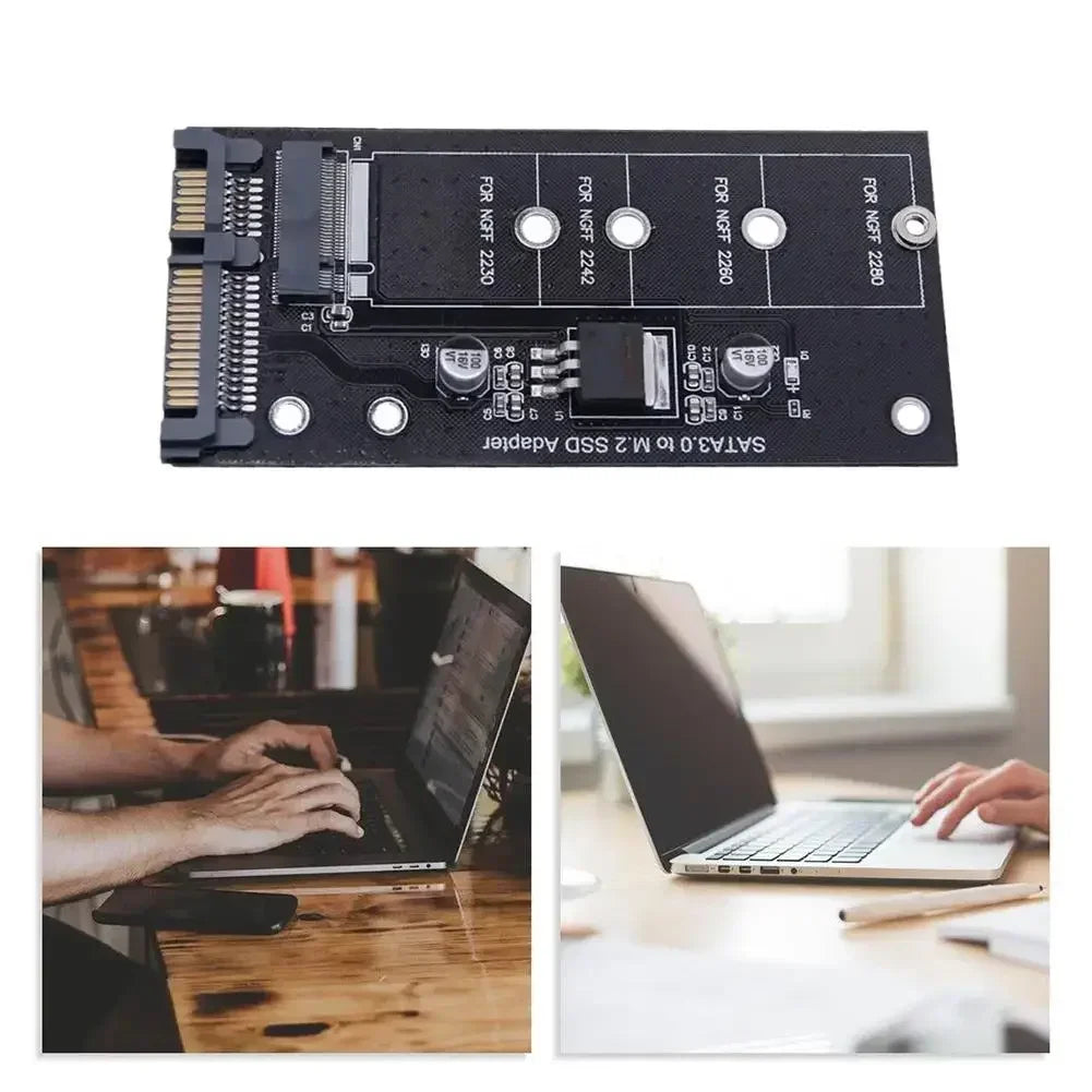 High-Efficiency M2 to SATA3 Adapter - 6 Gbps NGFF Converter