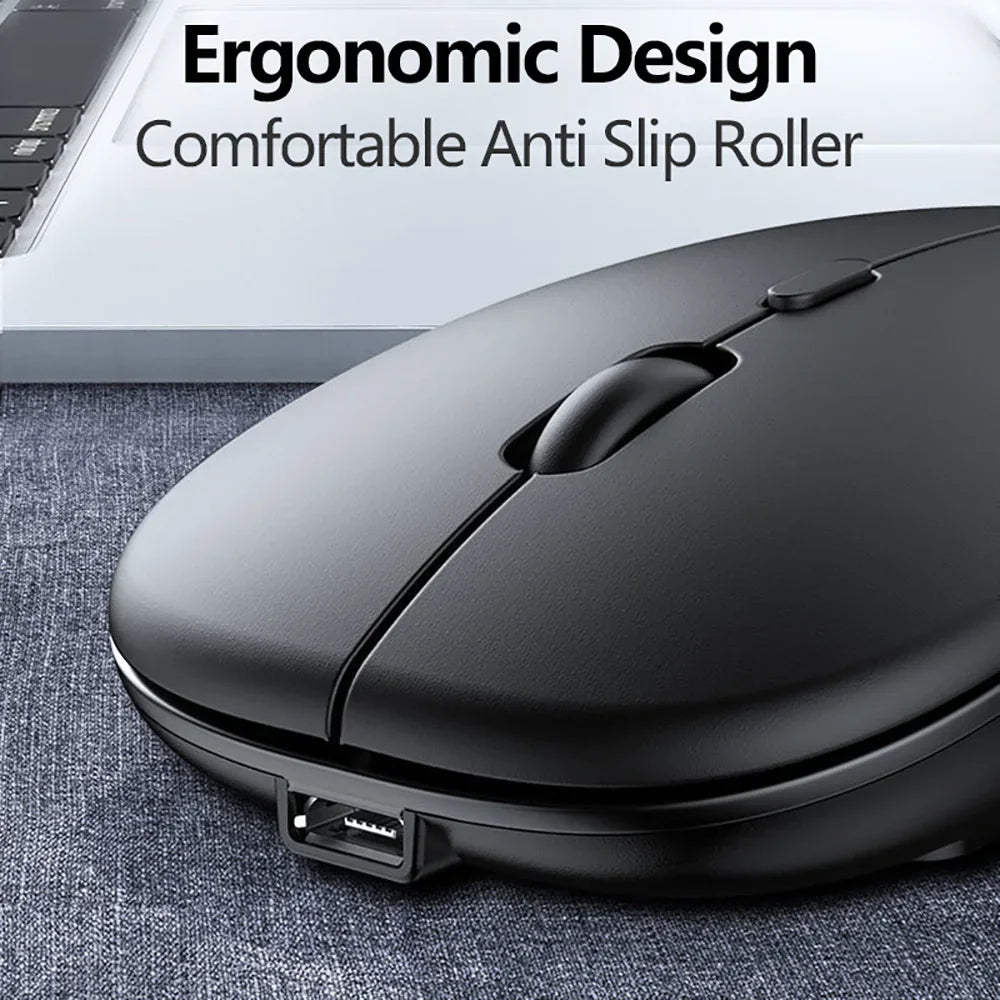Wireless Gaming Mouse - Rechargeable & Silent Click