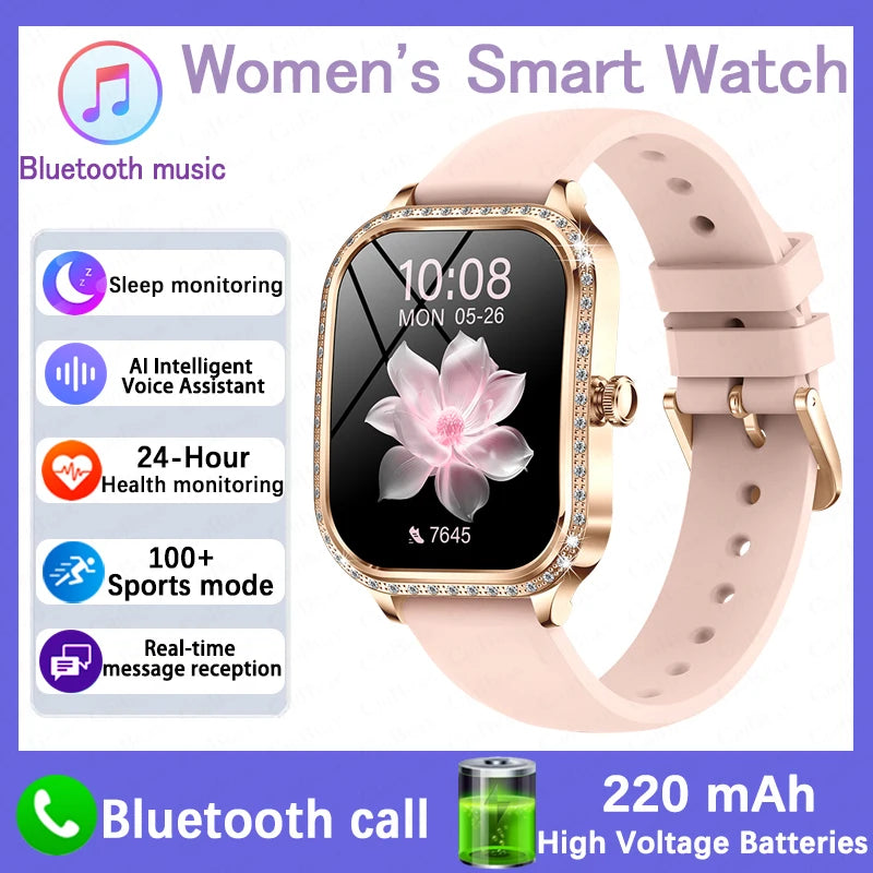 Luxury Smart Watch for Women - 1.75" HD Display & Bluetooth