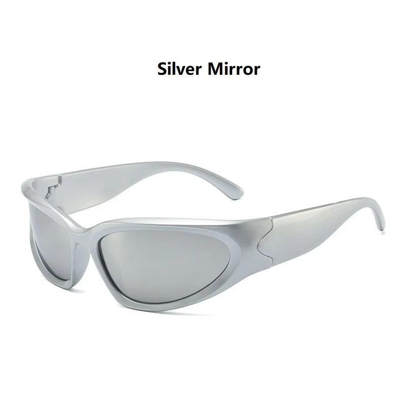 Premium Y2K Wrap Around Sunglasses - Vintage Designer Eyewear