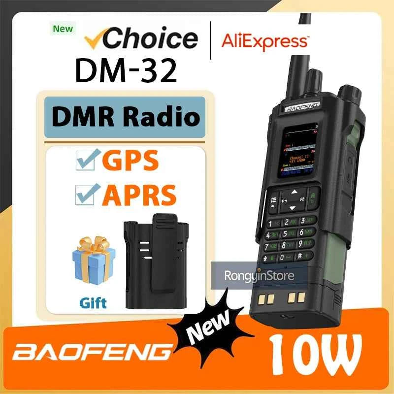 Professional Digital Walkie Talkie - 10W Dual Band DMR Radio