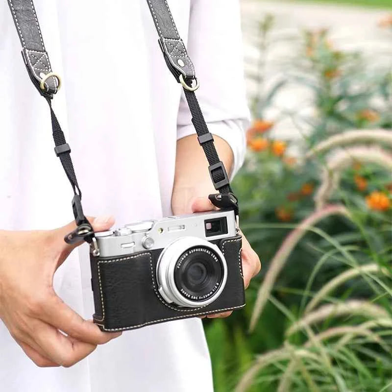 Premium Fujifilm X100VI Half Case with Strap