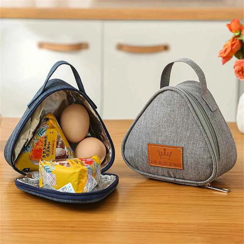 Mini Insulated Lunch Bag - Portable Thermal Cooler Tote for Bento Boxes, Rice Balls, Snacks & Student Lunches - Tulique
