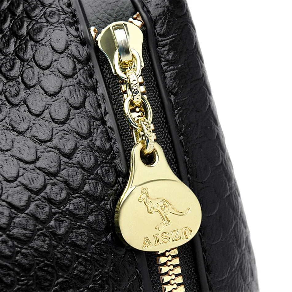 Elegant Designer Crossbody Bag - Premium Soft Leather